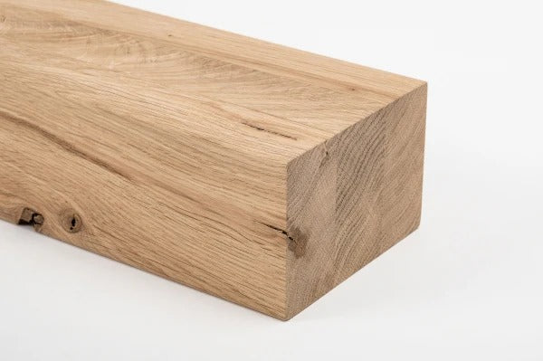 Lepené dubové hranoly Rustic 80x120 mm – prírodné, neošetrené