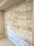 Reclaimed drevo – obkladové stenové panely s efektom White Wash (bal. 2,23 m²)