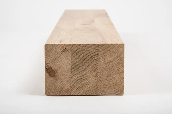 Lepené dubové hranoly Rustic 80x120 mm – prírodné, neošetrené