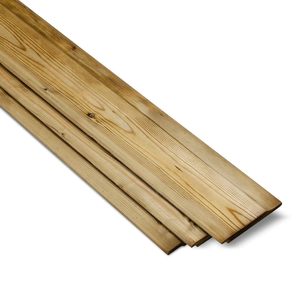 Impregnované shiplap dosky na ploty a záhradné domky – balík 4 ks 19x125mm x 2,4m